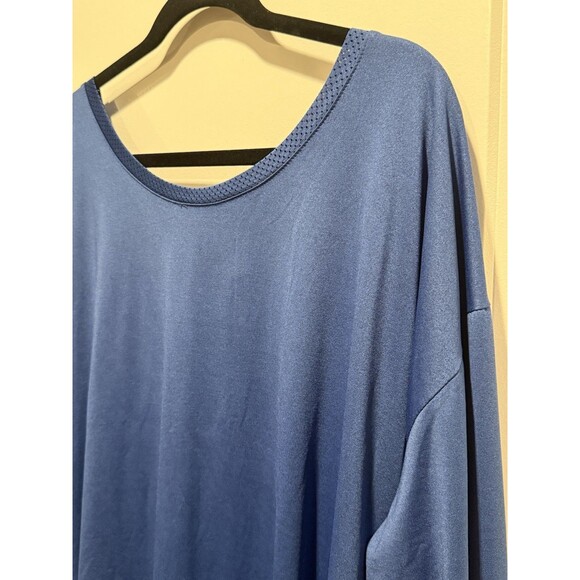 Foretond Blue Workout Top 4XL Women’s Plus Athletic Shirt XXXXL - Picture 2 of 9